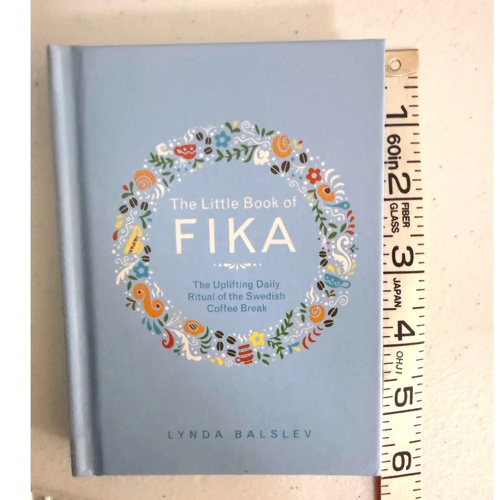 The Little Book of Fika Lynda Balslev Swedish Coffee Break Recipe Hardcover Book